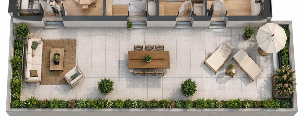 Vente Appartement T5 AU DERNIER ÉTAGE – TERRASSE EXCEPTIONNELLE DE 80 M² Begles