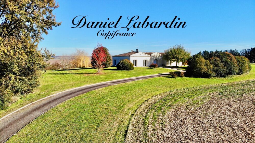 Vente Villa Maison de 188m2 avec vue panoramique - 4 chambres - garage - sous-sol à SAINT PIERRE SUR DROPT Saint pierre sur dropt