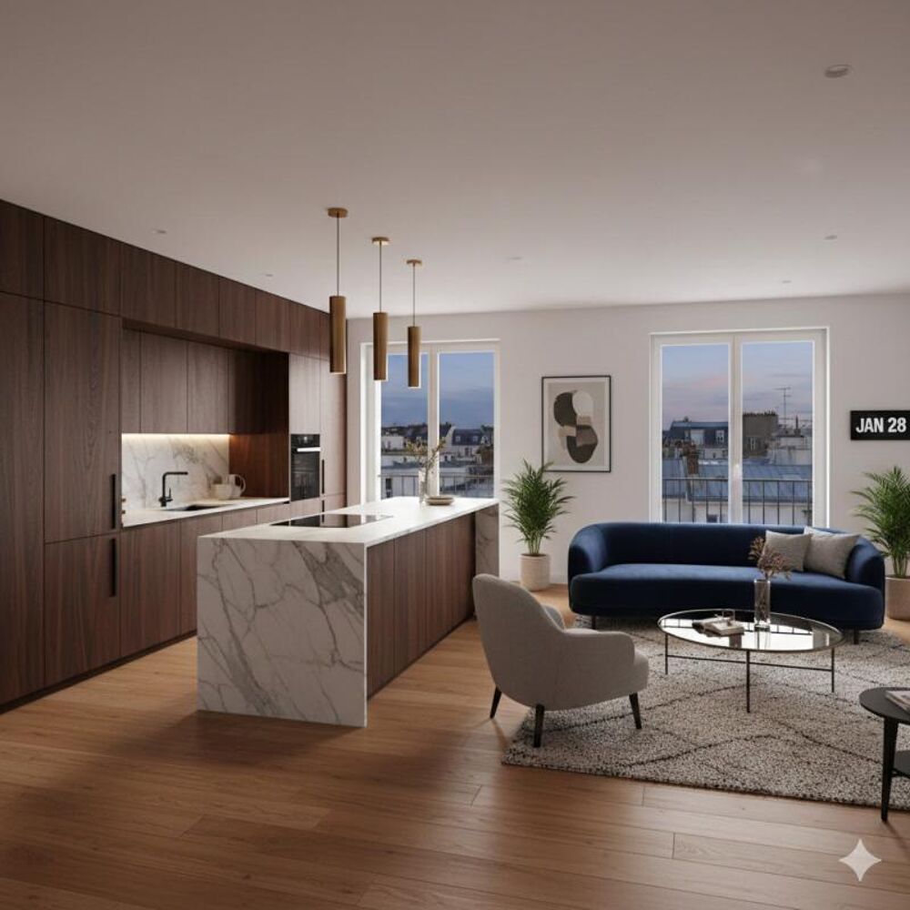 Vente Appartement **  Superbe  3 Pièces  Traversant avec Terrasse, Proche des Bords de Seine   ** Issy les moulineaux