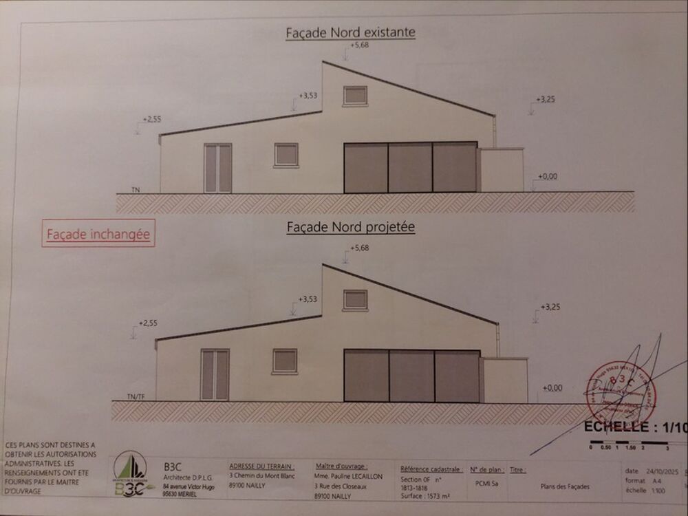 Maison d'architecte neuve 8 pièces à NAILLY (89)