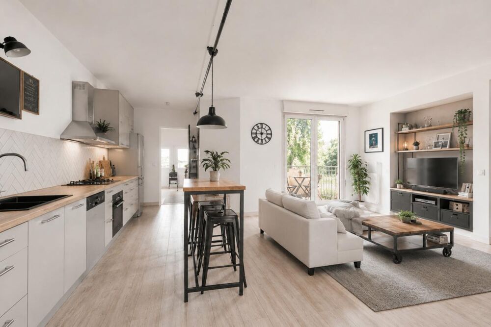 Vente Appartement T3 DERNIER Etage avec BALCON et Parking Bruges