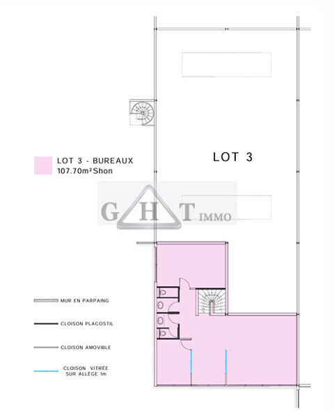   A LOUER 470 M² ENTREPOT BUREAUX A SAINT-OUEN SUR SEINE 