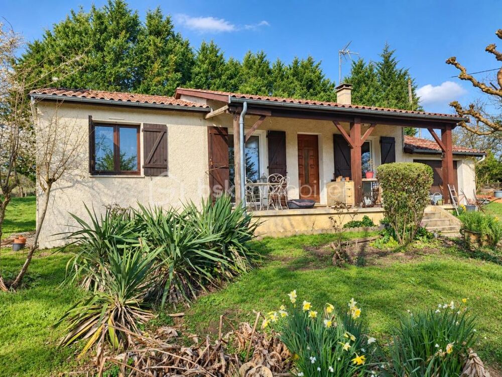 Vente Maison Plain-pied rénové, 2 chambres, garage et jardin ,10 min de Bergerac Liorac sur louyre