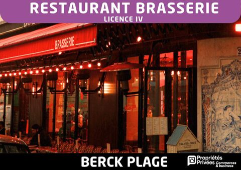 BERCK plage - BAR, RESTAURANT, BRASSERIE 120 COUVERTS AVEC TERRASSE, Emplacement n&deg;1 220000 62600 Berck