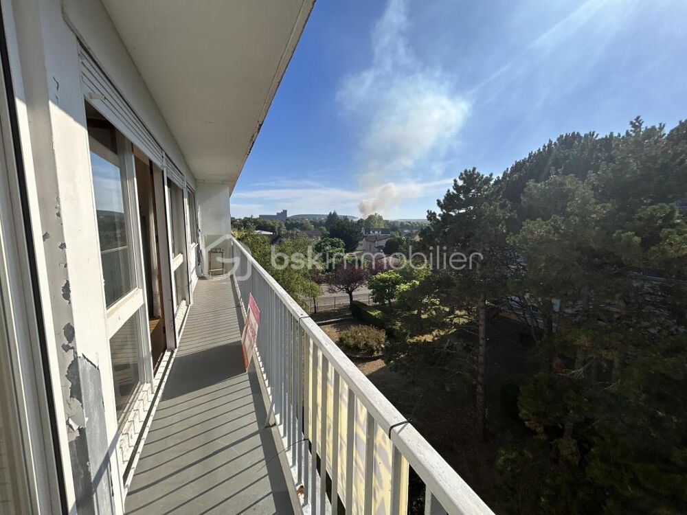 Appartement 59m2 Joigny 3 pièces 2 chambres balcon