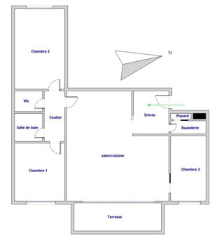  Appartement � vendre 4 pi�ces 90 m�