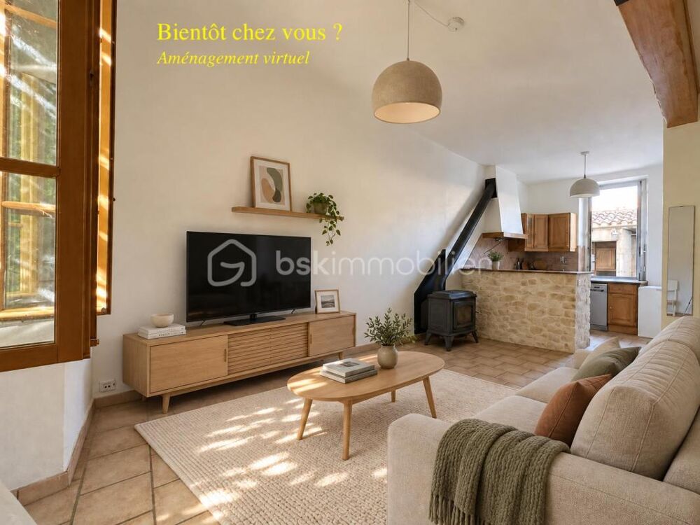 Vente Maison Avignon proche intra-muros - Maison de charme avec deux chambres, jardin et patio Avignon
