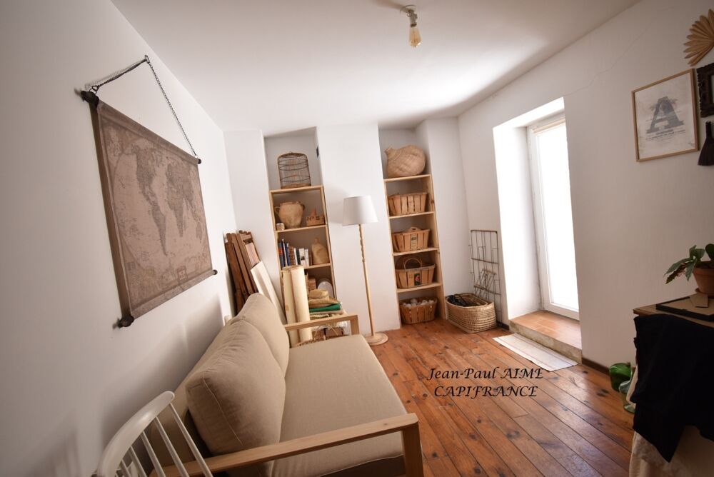 Vente Maison ISSIRAC – MAISON DE VILLAGE T3 EN PIERRE AVEC TOIT-TERRASSE ET VUE – DÉPENDANCES EN OPTION Issirac