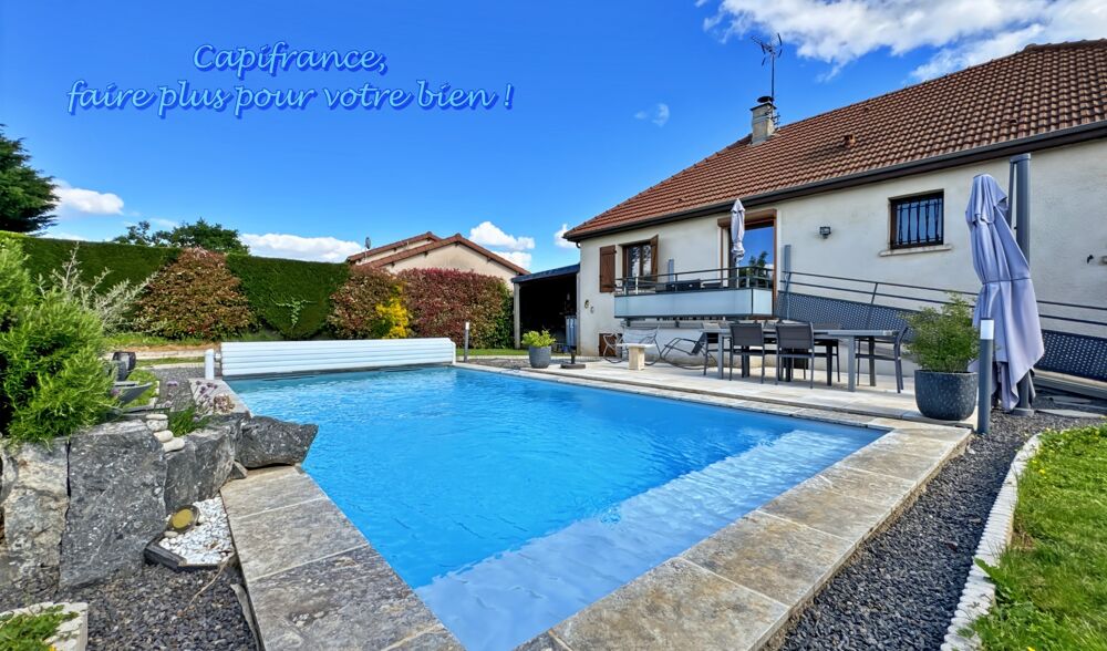 LA CLAYETTE (71) Maison à vendre,150 m², 8 pièces, 5 chambres, piscine sur terrain de 771 m²