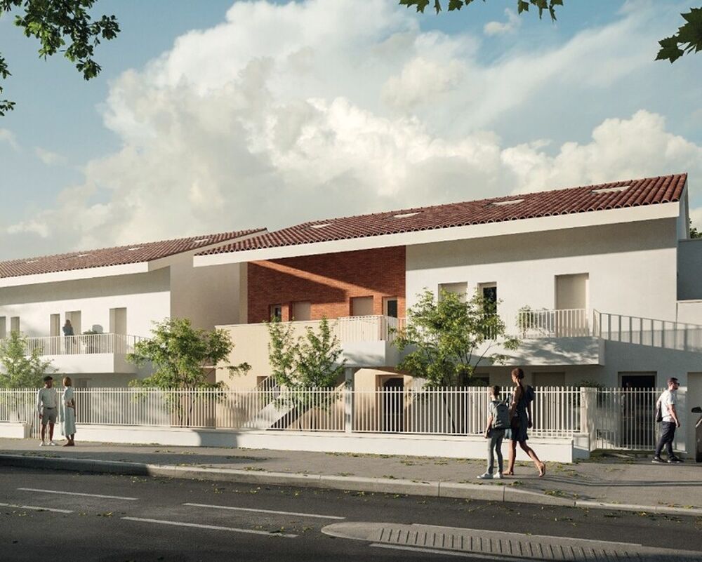 Toulouse : Superbe Duplex T4 pièces 74,90m2 terrasse 20,7m2 et deux places de parking