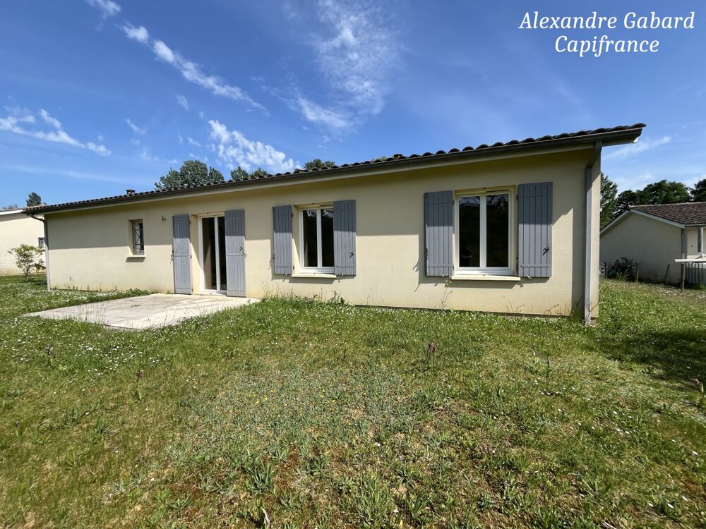 Maison de plain-pied - 3 chambres - Jardin - Garage