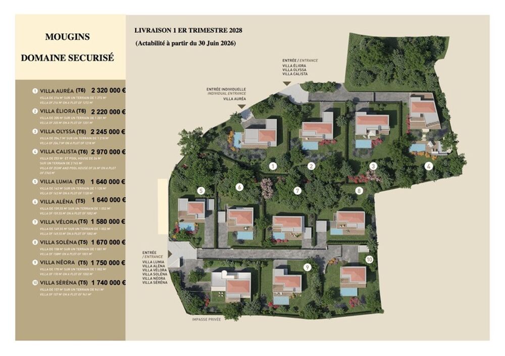 Vente Terrain Terrain à vendre  MOUGINS (06) Mougins