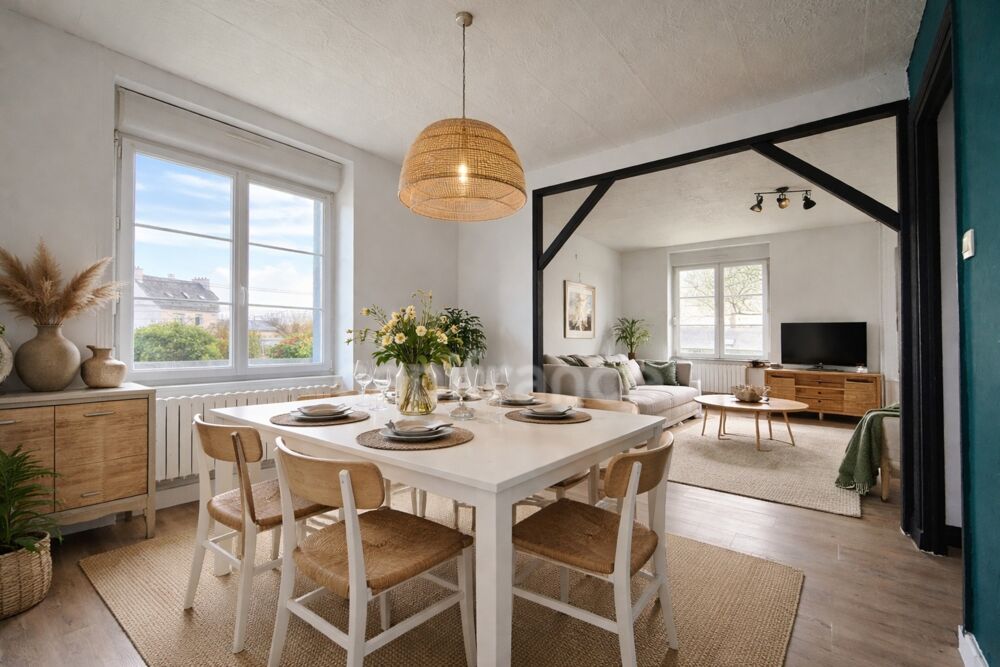 Vente Maison Maison - 132m² - 6 pièces -  LANNILIS 29870 à 20 min de BREST - sous-sol Lannilis