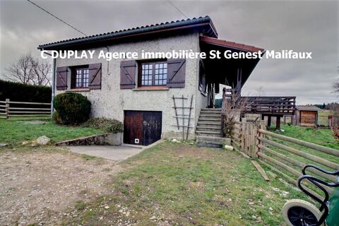   Marlhes 42660 dans un hameau � 1,5 km du centre du village, maison traditionnelle sur sous-sol  124m� habitables 4 chambres sur Maison - 7 pi�ce(s) - 124 m�