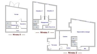  Appartement  vendre 3 pices 100 m