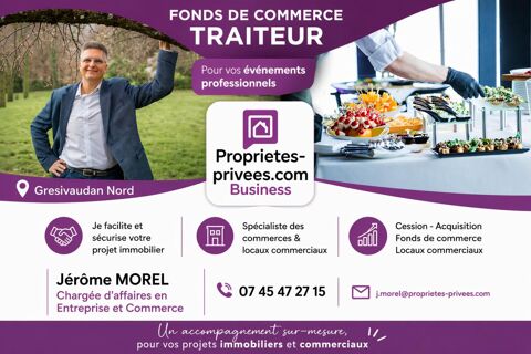 FONDS DE COMMERCE : TRAITEUR, 12% RENTABILIT&Eacute;, LOYER TR&Egrave;S FAIBLE , ID&Eacute;AL INVESTISSEUR 139000 38530 Pontcharra