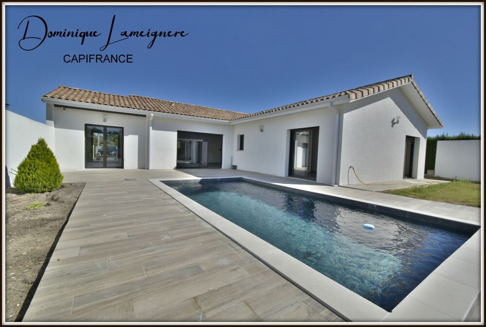 Vente Villa PROCHE SAINT PAUL LES DAX ( 15 mn au NORD - Commune Laluque ) - BELLE VILLA T6 de 2023 - 164 m2 - 5 CHAMBRES Saint paul les dax