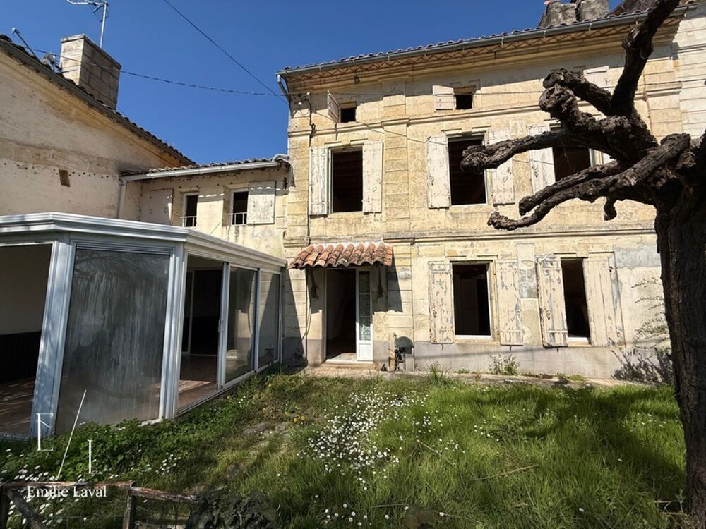 Maison en pierre au calme avec 4 chambres et vue rivière à SAINTE TERRE (33)