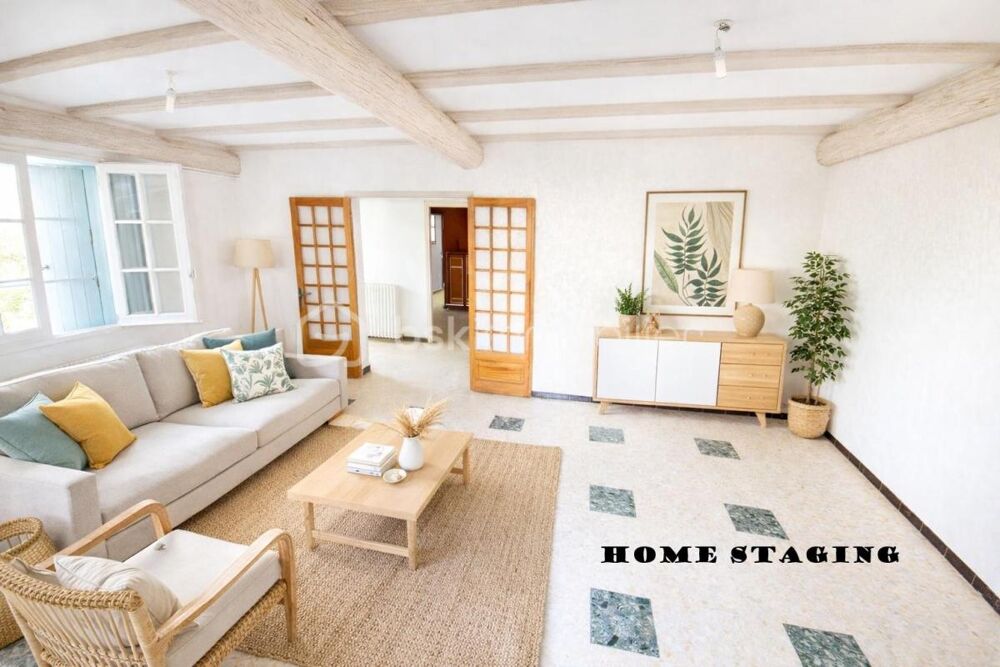 Maison 6 pièces avec extérieur et grand garage