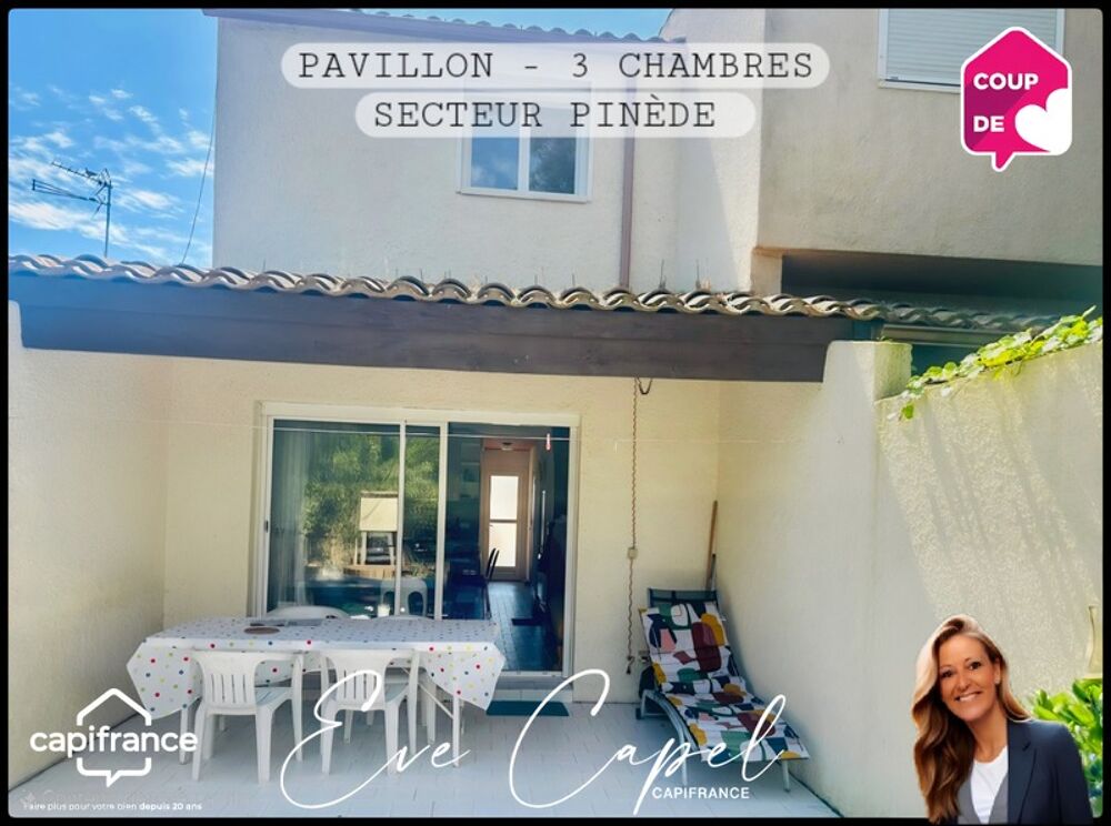 Vente Maison Maison à vendre 4 pièces LE CAP D'AGDE (34), Pavillon 3 chambres avec grand extérieur et double stationnement Le cap d agde