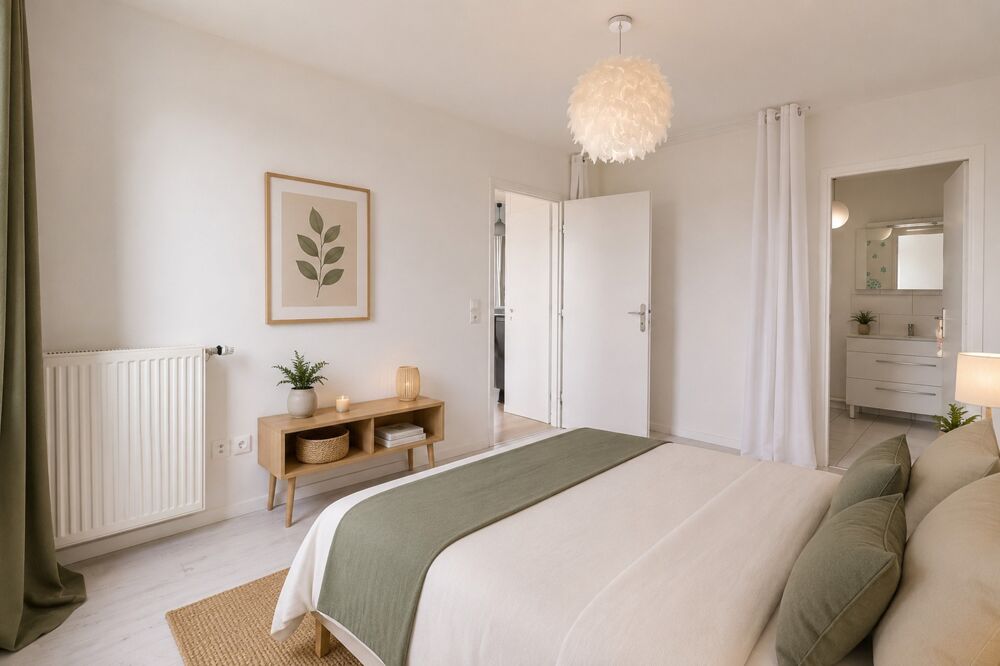 Appartement 2 pièces à vendre à Sainte-Geneviève-des-Bois  Dernier étage avec ascenseur  Résidence récente de 2015
