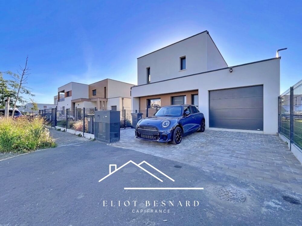MAISON CONTEMPORAINE DE 2024  VIE DE PLAIN-PIED  3 CHAMBRES  GARAGE  GIBERVILLE