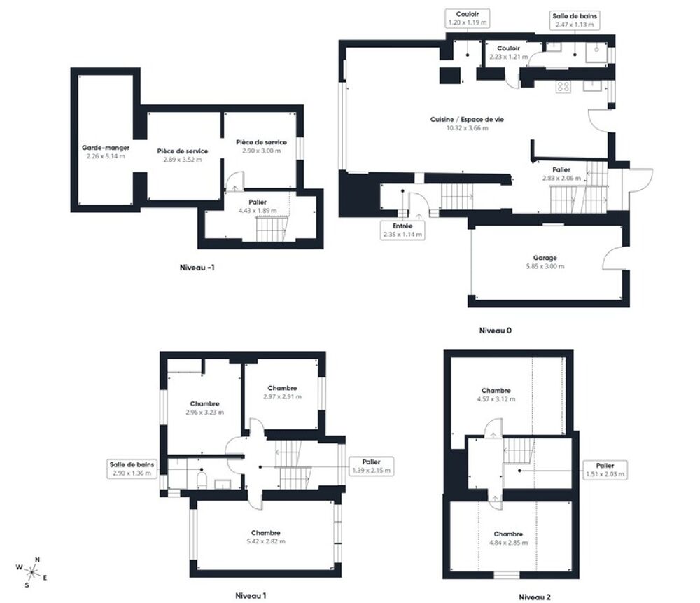 - 78220 VIROFLAY - MAISON FAMILIALE AVEC EXTENSION 140m2 - 3 NIVEAUX - 4 à 5 CHAMBRES - SOUS SOL - BAIGNE DE LUMIERE - GARAGE -