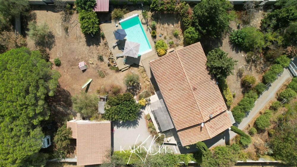 Vente Villa Villa de plain-pied 4 faces avec piscine  -  Terrain constructible et divisible de 2 442 m² -  Sallèles-d'Aude ? Proche Narbonne Salleles d aude