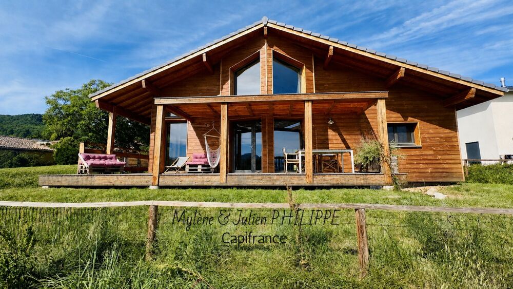 Maison ossature bois récente avec vue panoramique, DPE A - Fouillouse (05)