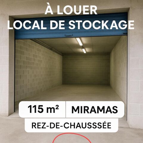 13140 MIRAMAS - LOCATION ENTREPOT, STOCKAGE 115 M&sup2; 1300 13140 Miramas