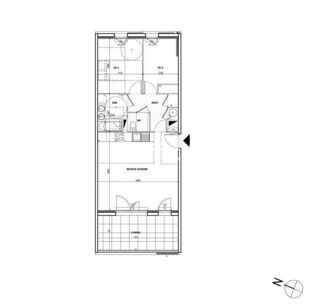  Appartement � vendre 3 pi�ces 65 m�