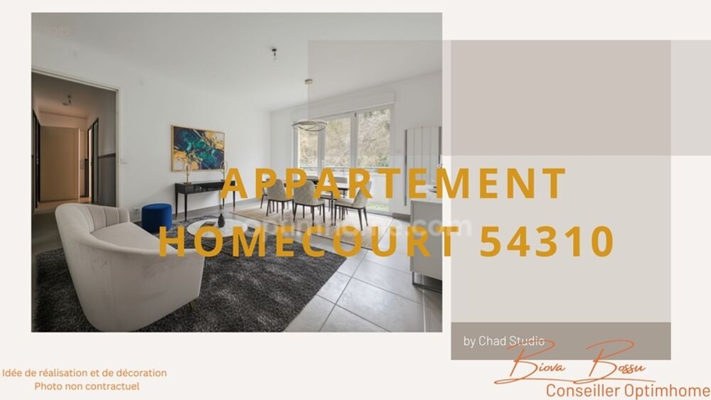Appartement à vendre T3 lumineux HOMECOURT (54)