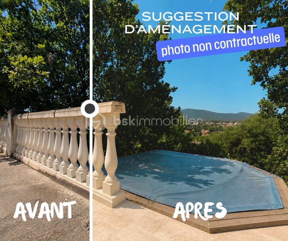 Maison familiale de caractère  165 m²  Terrain de 2 068 m² en restanques  Fort potentiel