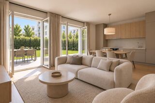 Vente Appartement A SAISIR ! A DEUX PAS DU METRO ! 3 PIÈCES REZ-DE-JARDIN AVEC TERRASSE, JARDIN PRIVATIF ET 2,90 M SOUS PLAFOND Aubervilliers