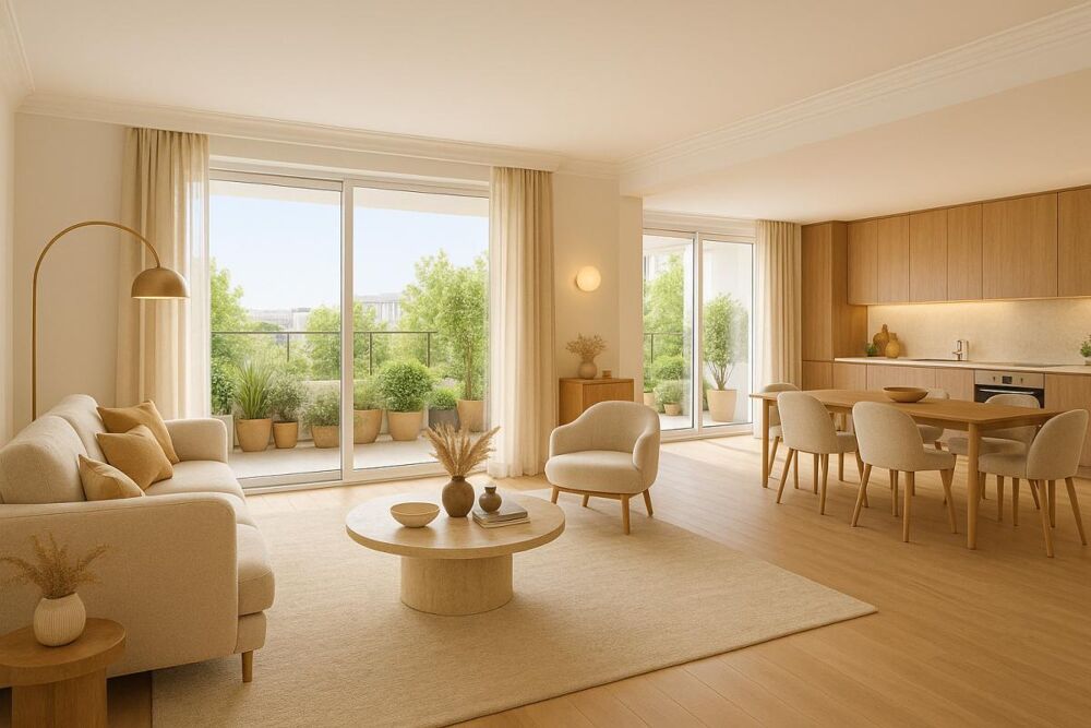 Vente Appartement ** DERNIER �TAGE - Magnifique 3 pi�ces ensoleill� - Au calme** Paris 20
