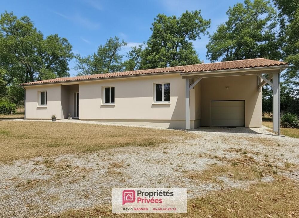 Vente Maison SAINT SATURNIN (16290) : Pavillon récent de 116m2 + garage et carport Saint saturnin