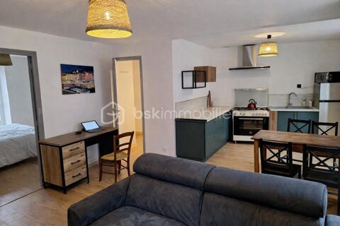   � louer � Appartement meubl� avec terrasse et vue d�gag�e � Saint-Martin-de-Valamas (07310) Appartement - 2 pi�ce(s) - 44 m�