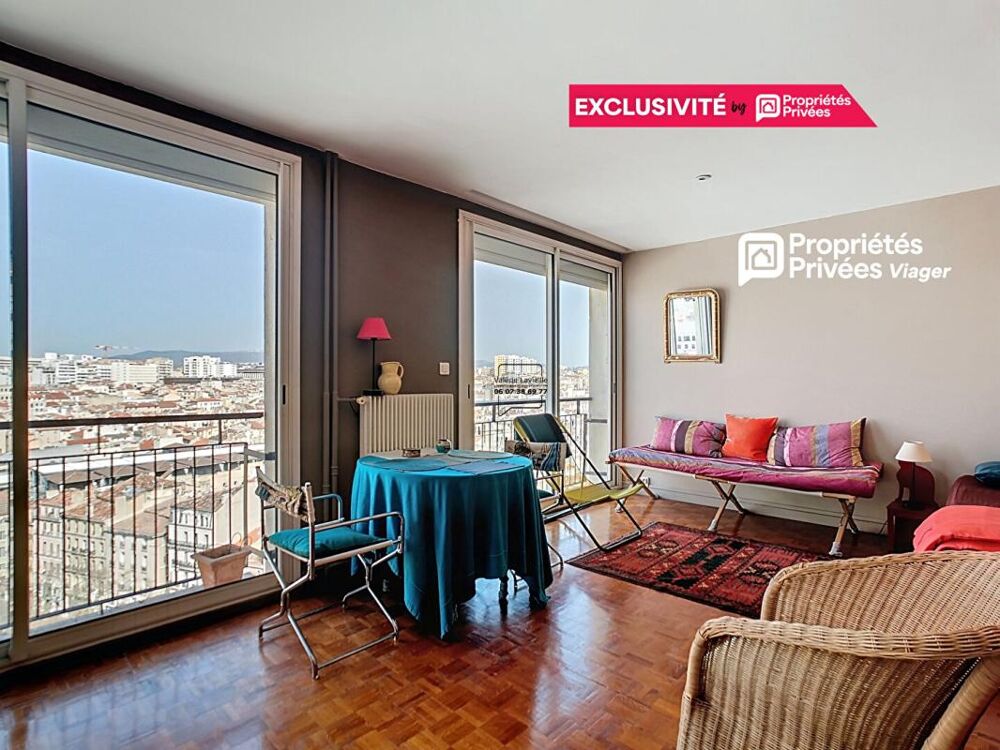 Marseille (13001) - BOURSE - VIEUX PORT - Exclusivité - VIAGER OCCUPE - STUDIO ETAGE ELEVE et VUE IMPRENABLE