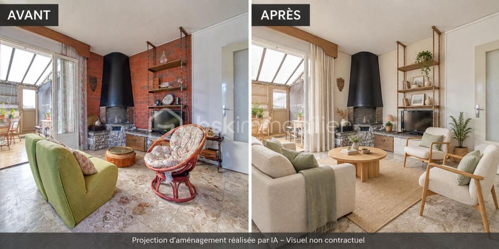 Maison individuelle familiale  4 chambres, bureau, sous-sol total et jardin  Marly-la-Ville