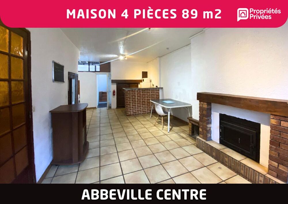 Maison abbevilloise 4 pièces 89 m2 - Abbeville centre