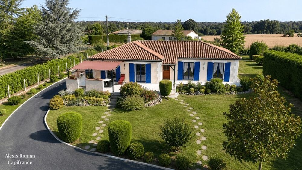 Plain-pied 148 m², DPE A sur 3 700 m² de terrain  Géothermie, double garage et jardin clos