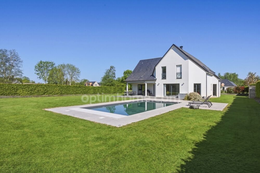 Hauteurs de Honfleur - Maison contemporaine - 234 m2 -5/6 chammbres - Piscine - Terrain 2824 m2 - Double garage - Carport
