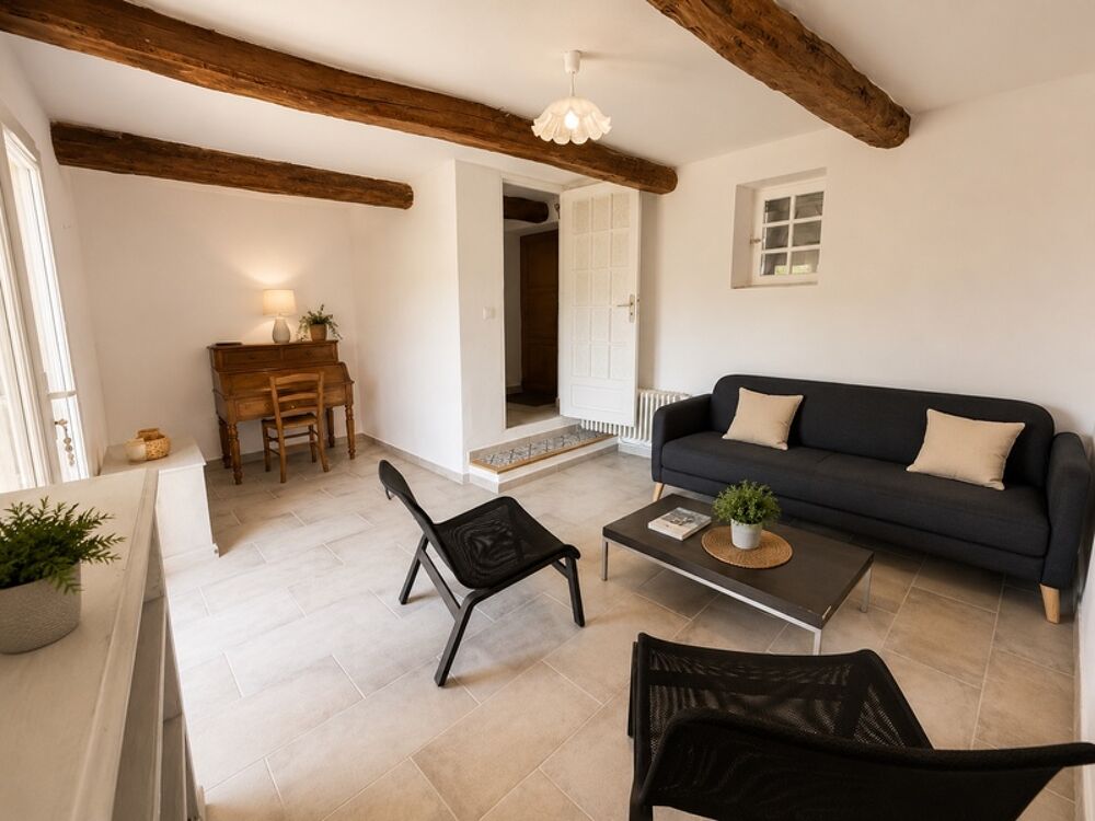 Maison à vendre 4 pièces jardin et vue panoramique BONNIEUX (84)