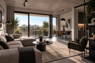 Vente Appartement DERNIER ÉTAGE – 3 EXTÉRIEURS – PARKING – TRAM C À 100 M Begles
