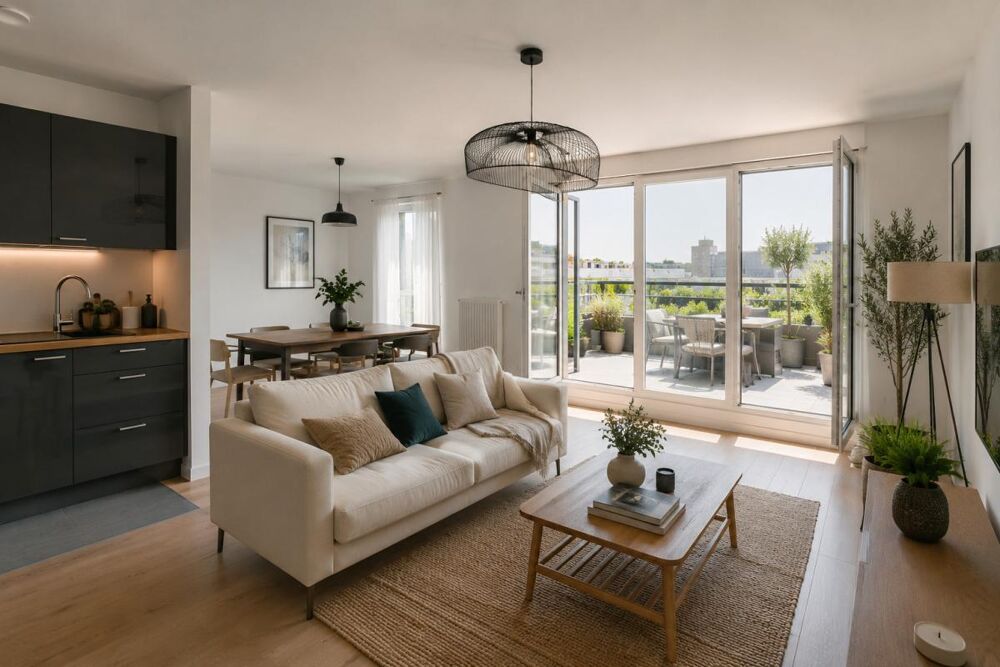 Vente Appartement T3 LUMINEUX avec BALCON et TERRASSE– Centre-ville Gennevilliers