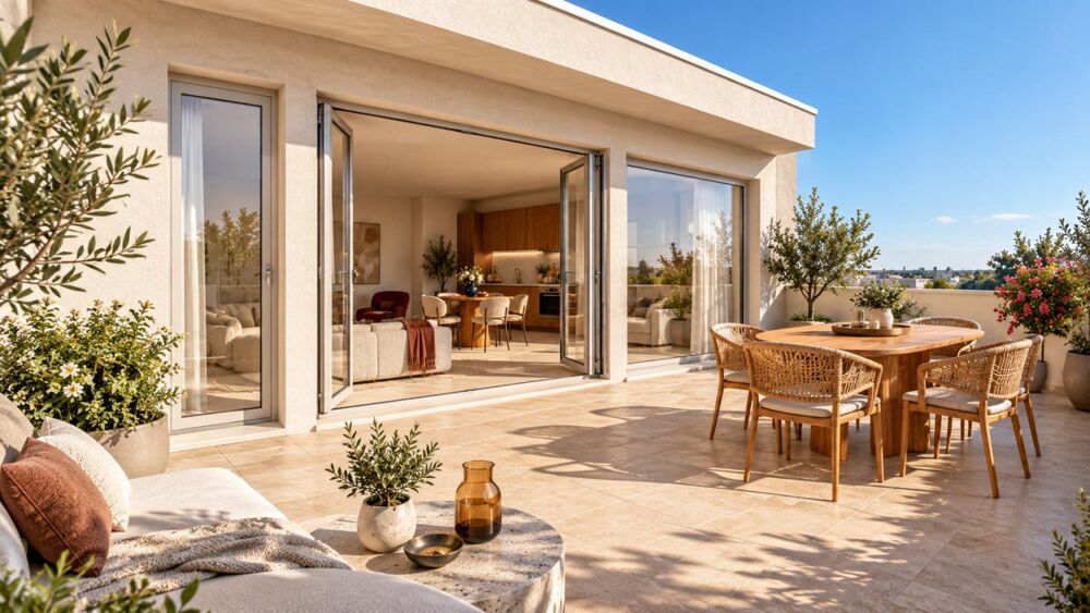 Vente Appartement CABRON BLANC : T3 AVEC GRANDE TERRASSE + PARKING Carbon blanc