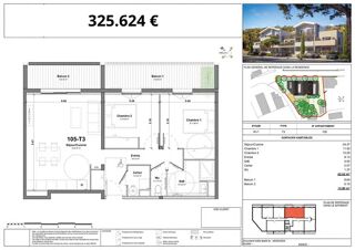 Appartement à vendre 3 pièces 