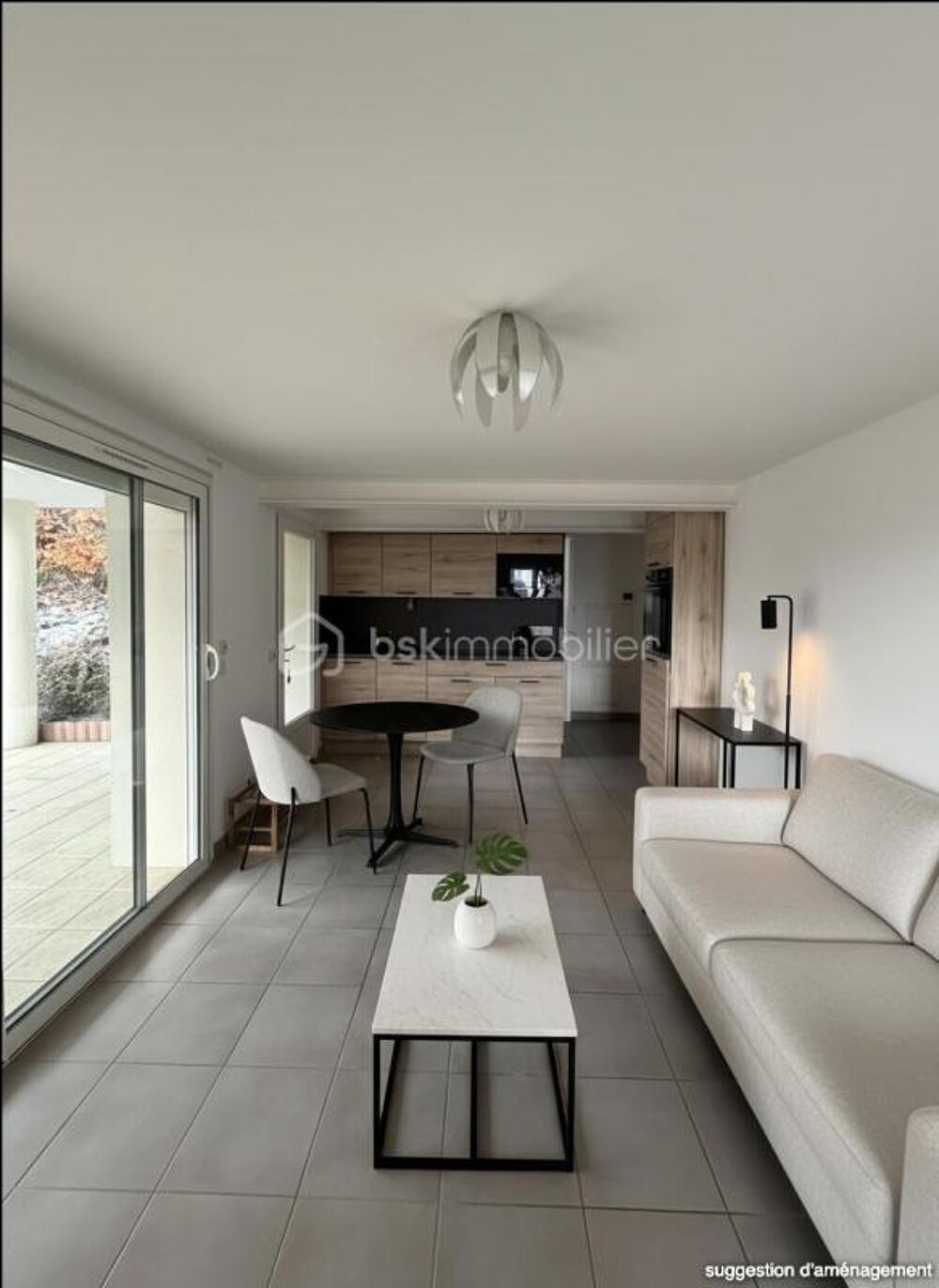 Vente Appartement T2 en rez-de-jardin avec terrasse de plus de 40 m², cave et stationnement privatif Annecy le vieux