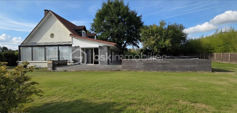 Vente Maison ? A proximité de CYSOING – Maison individuelle semi plain-pied de 216 m² – 4 chambres – Terrain de 1 970 m² – Dépendances 106 m² Cysoing