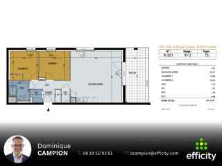  Appartement � vendre 3 pi�ces 67 m�